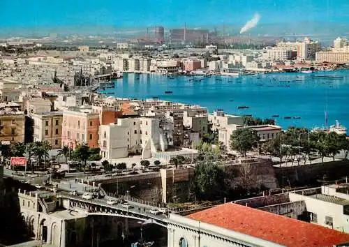 Postcard Italy Taranto panorama 1973