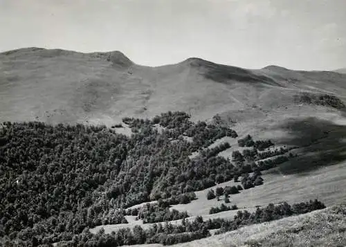 Postcard Poland Bieszczady mountain scene