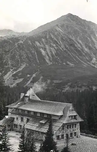 Postcard Poland Tatry Schronisko Murowaniec 1966