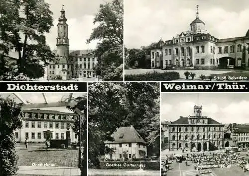 Postcard Germany Weimar Dichterstadt