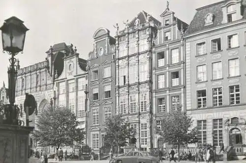 Postcard Poland Gdansk Kamieniczki