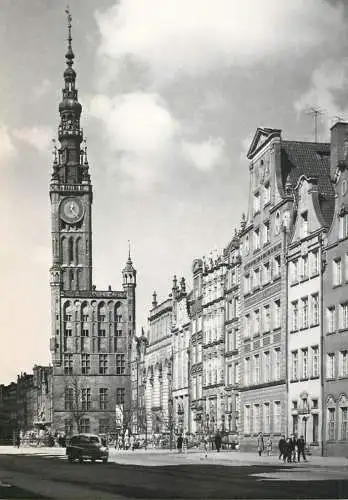 Postcard Poland Gdansk Gotycki Ratusz Glownego Miasta