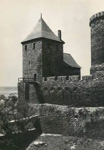 Postcard Poland Bedzin zamek pierwotnie gotycki 1967