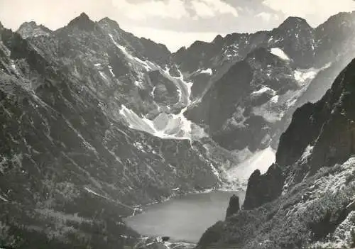 Postcard Poland kotlina Morskiego oka