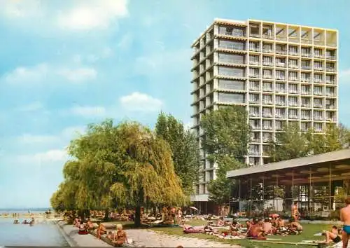Postcard Hungary Siofok Europa Szallo Hotel Europa