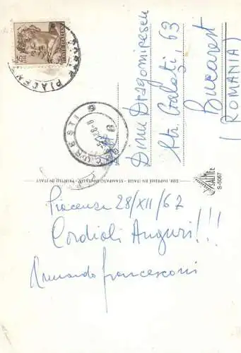 Postcard greetings card Buon Anno