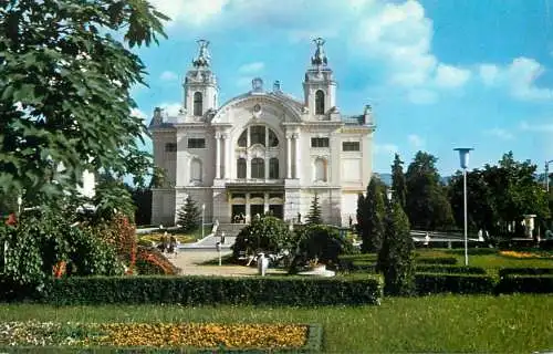 Postcard Romania Cluj National theatre 1967