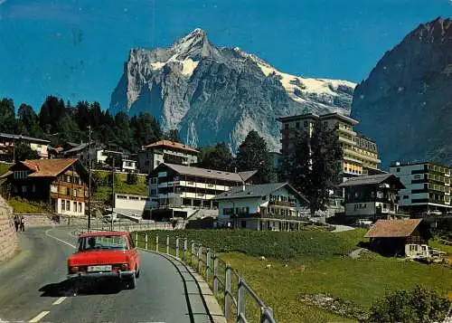Postcard Switzerland Grindelwald Wetterhorn 1975