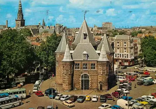 Postcard Netherlands Amsterdam Waag Gelderseekade 1977
