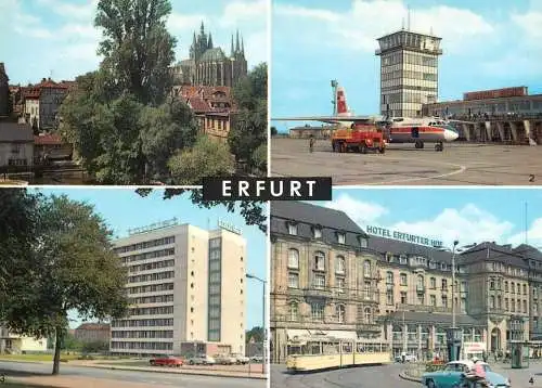 Postcard Germany Erfurt  multi view