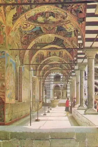 Postcard Bulgaria Rila Kloster monastery