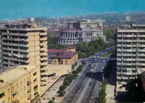Postcard Armenia Erevan city view