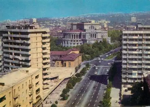 Postcard Armenia Erevan city view