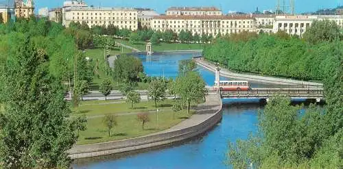 Belarus Minsk 1979 Svisloch river