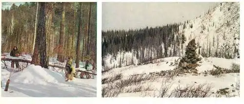 Russia Baikal winter landscape
