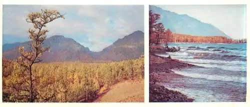 Russia Baikal lake landscapes