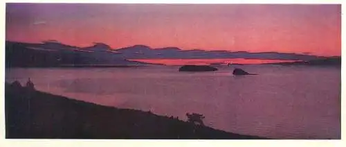 Russia Baikal sunset