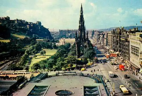 Postcard Scotland Edinburgh 1973