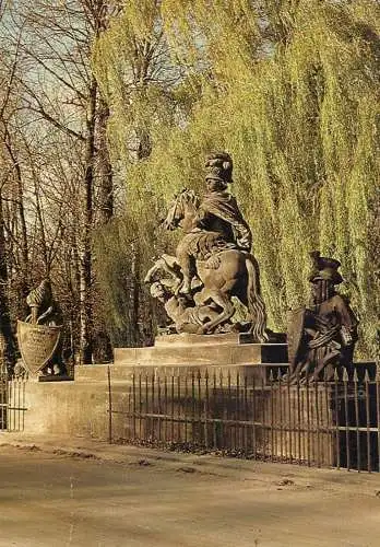 Postcard Poland Warszawa pomnik Jana III Sobieskiego