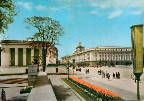 Postcard Bulgaria Sofia G. Dimitrov mausoleum