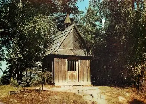 Postcard Poland Swieta Katarzyna Drewniana kapliczka