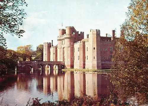 Postcard UK England Herstmonceux castle 1975 Royal Greenwich Observatory