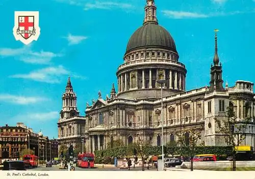 Postcard UK England London > St. Paul's Cathedral 1980