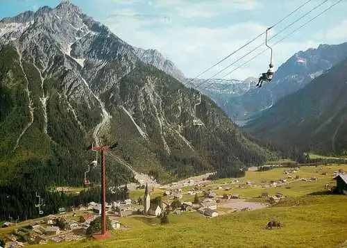 Postcard Germany Mittelberg 1971 mountain scene