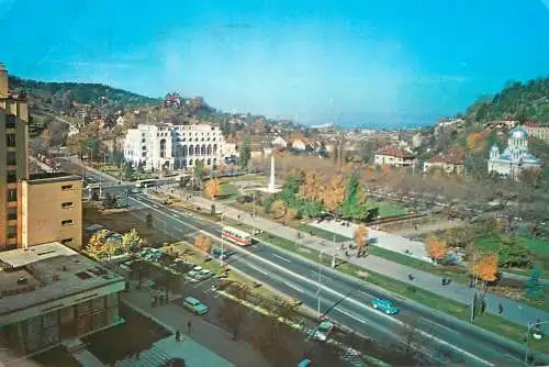 Postcard Romania Brasov casa armatei 1974