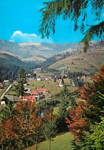 Postcard Romania vedere peisaj din Apuseni 1970