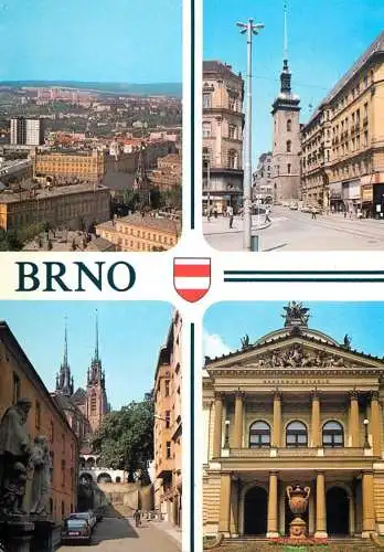 Postcard Czech Republic Brno 1986