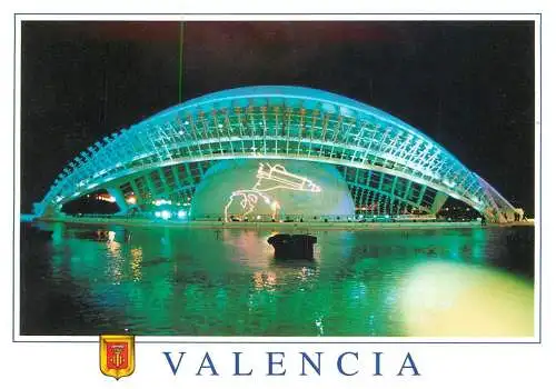 Postcard Spain Valencia ciudad de las Artes las Ciencias