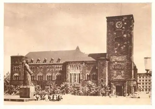 Postcard Poland Poznan castle