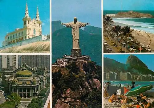 Postcard Brazil Rio de Janeiro 1974