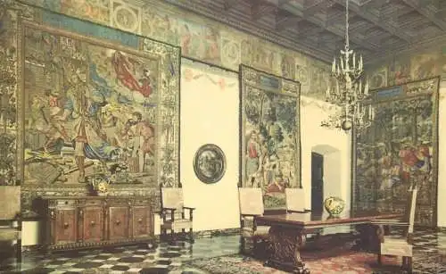 Postcard Poland Krakow Wawel sala Pod Zodiakiem