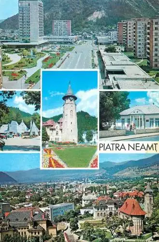 Postcard Romania Piatra Neamt multiple