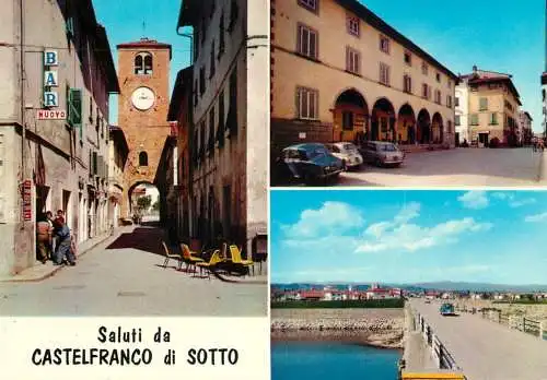Postcard Italy saluti da Castelfranco di Sotto