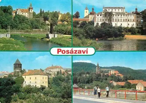 Postcard Czech Republic Posázaví 1991