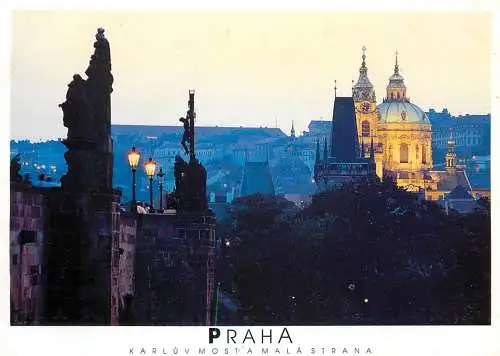 Postcard Czech Republic Prague 1994