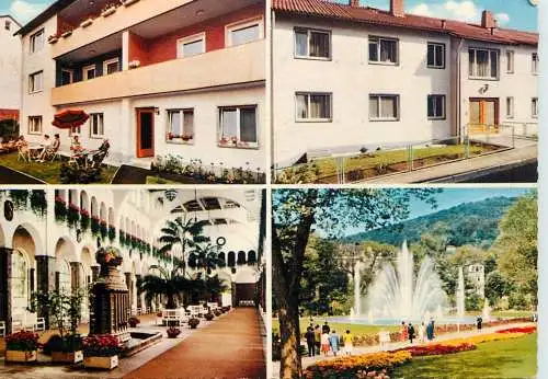 Postcard Germany Privatpension G. Czasch Inh G. Friedensohn Bad Kissingen-Garitz