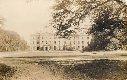 Photo postcard mansion house castle place to identify