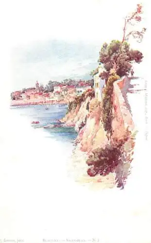 France postcard Beaulieu Saint Jean