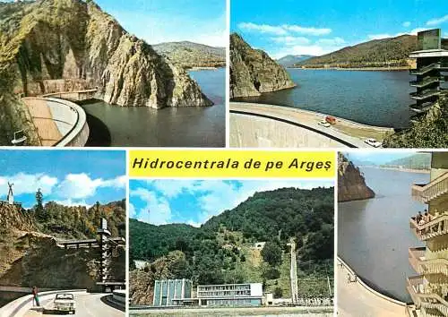 Romania Hidrocentrala de pe Arges diverse aspecte