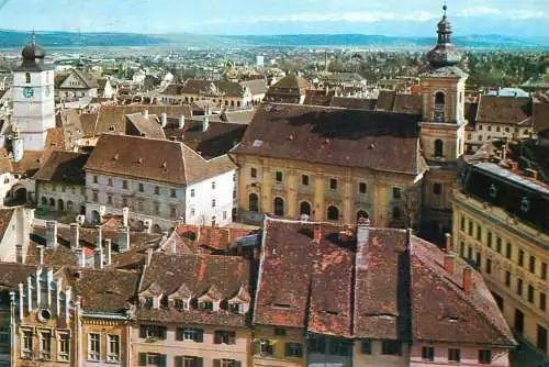 Romania Sibiu aspect aerian