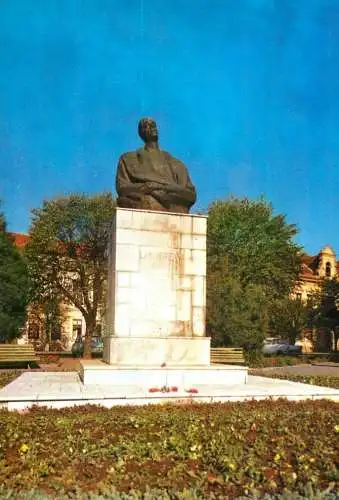Romania Bistrita Bustul lui Liviu Rebreanu de Romulus Ladea