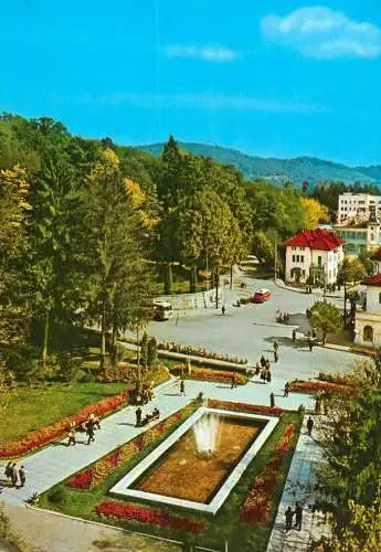 Romania Govora vedere din parc