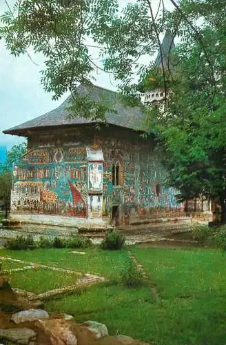 Romania Biserica Voronet monument istoric sec XV