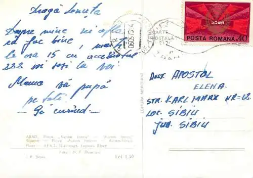 Romania Arad "Piata Avram Iancu"