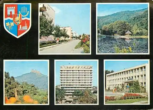 Romania jud. Arad & emblema judetului diverse aspecte