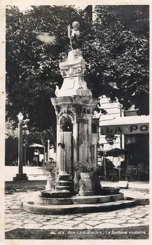 Aix les Bains la fontaine romaine